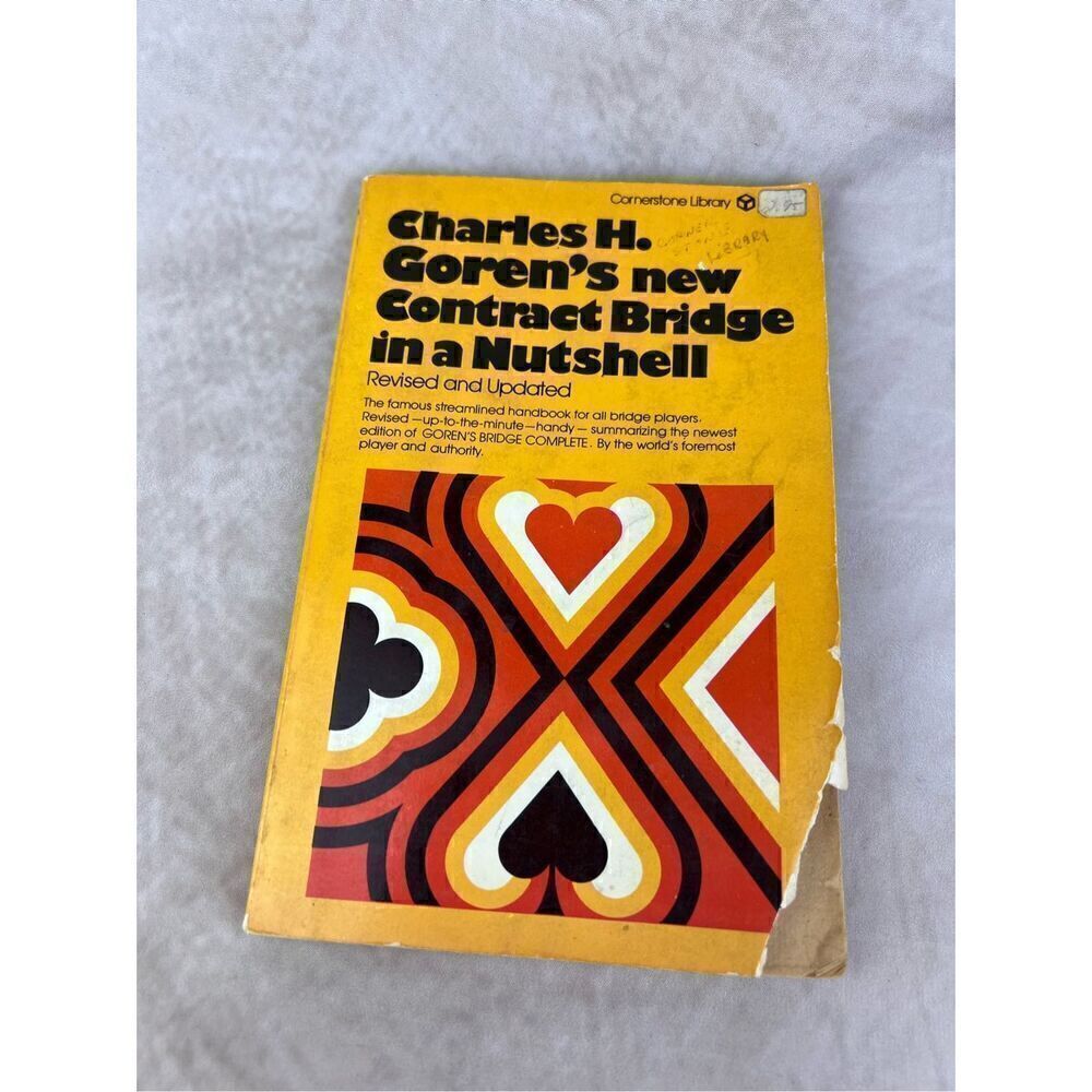 Vintage Bridge Card Game Book 1970s